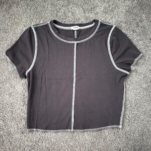 Garage Dark Grey Baby Tee